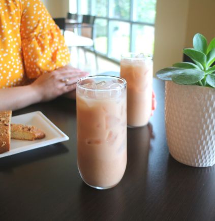Iced Coconut Tea Latte