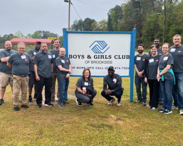 Red Diamond Helping at the Boys and Girls Club